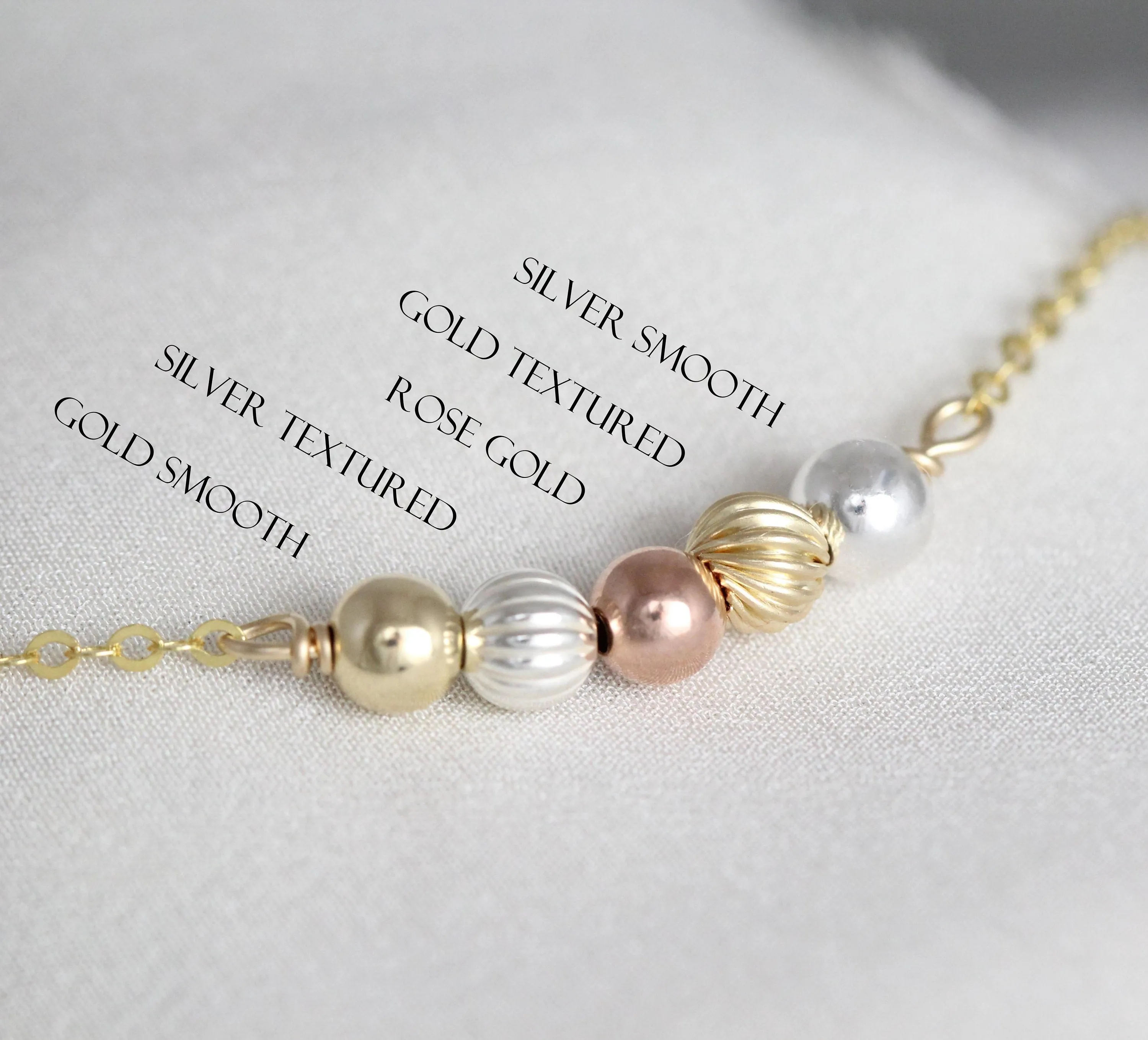 60th Birthday Bracelet, 6 Decades, 60th Birthday Gift for Mom, Jewelry in Sterling Silver, Gold and Rose Gold