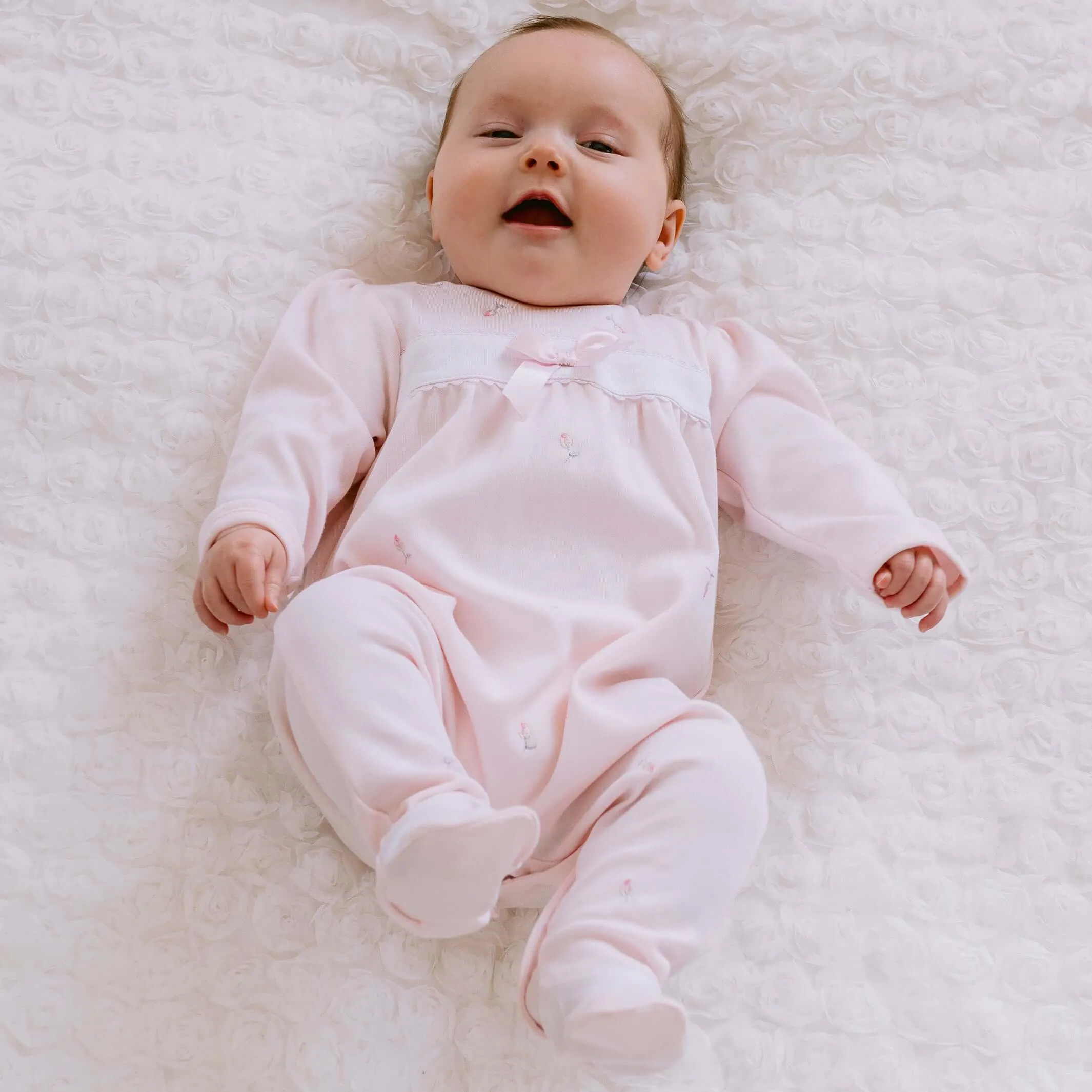 Baby Girls Pink Eloise Babygrow