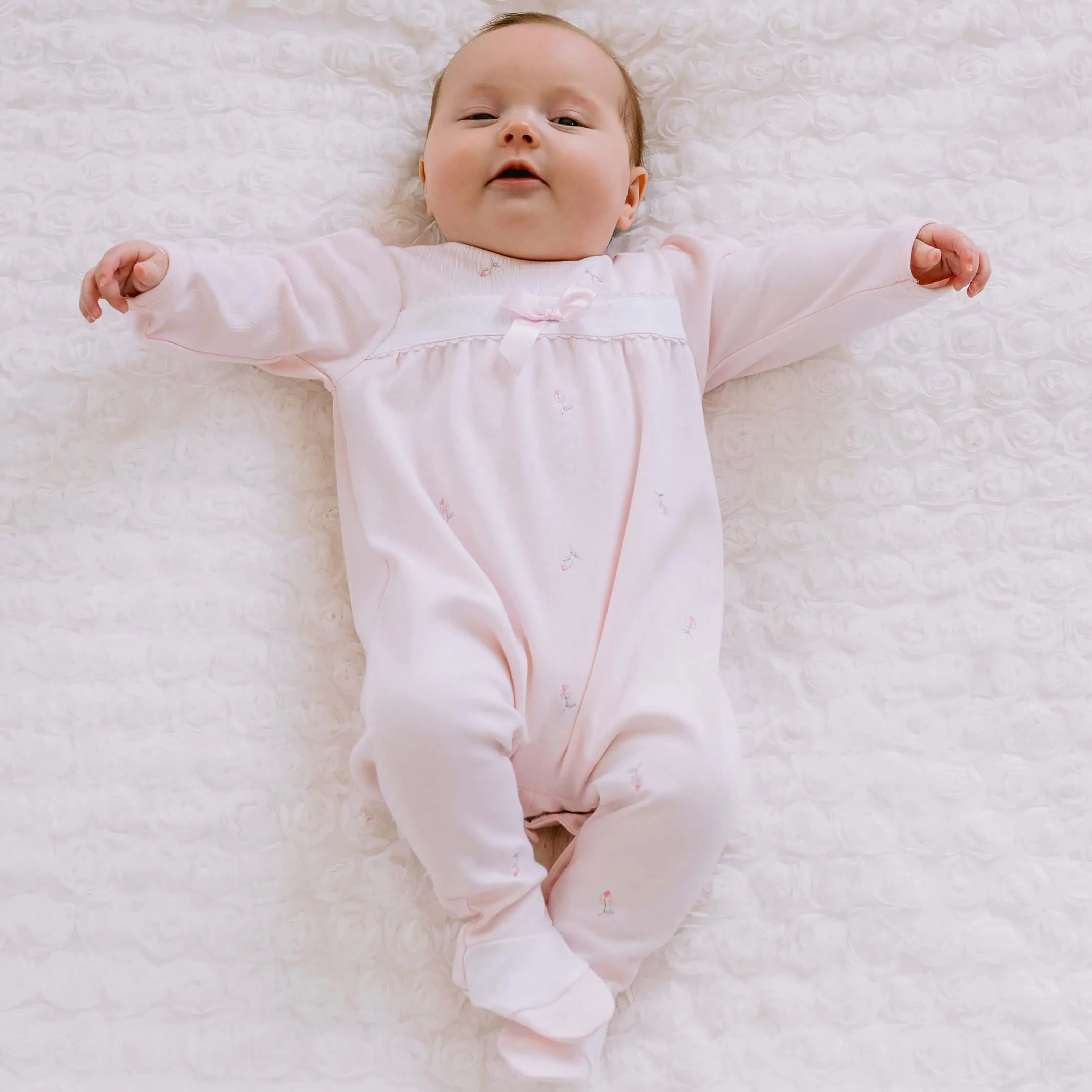 Baby Girls Pink Eloise Babygrow