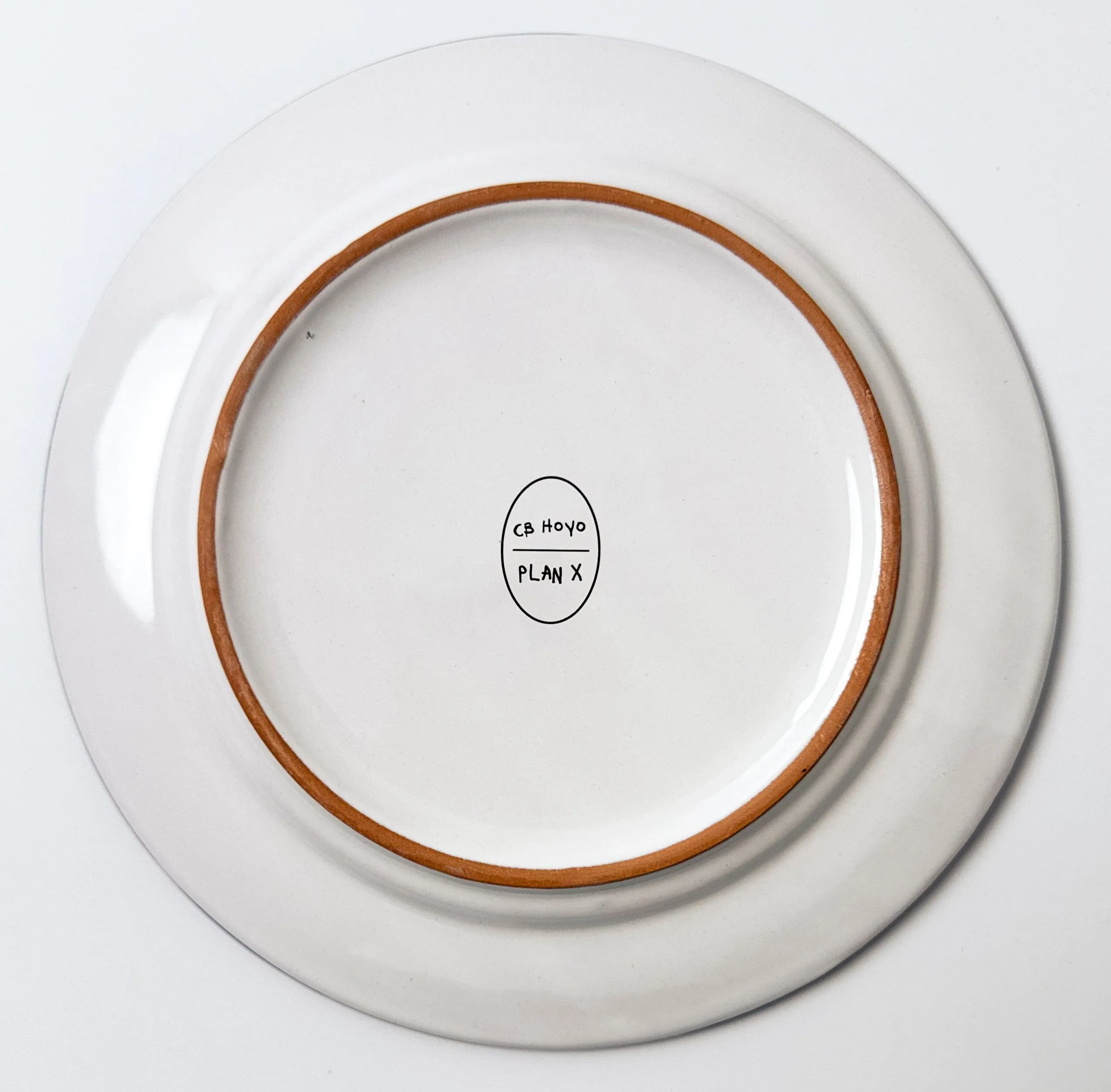 Complete Set of 6 Hand Painted Ceramic Plates