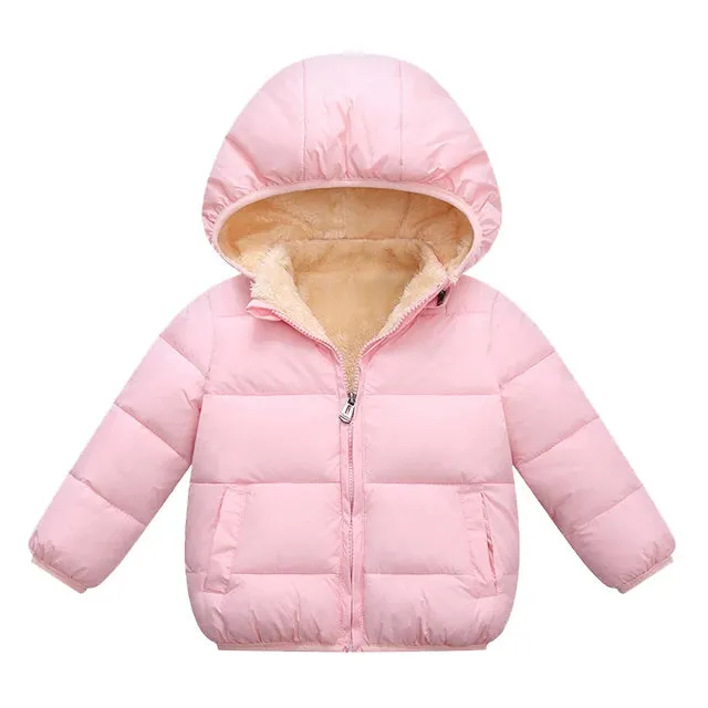 Fleece Lined Puffer Jacket