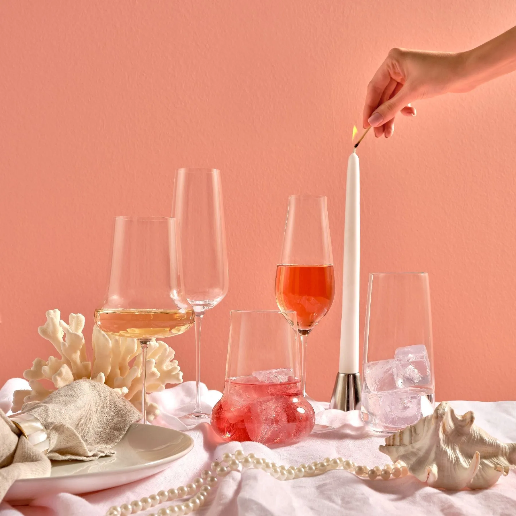 Ghost Zero Tulip Champagne Glass