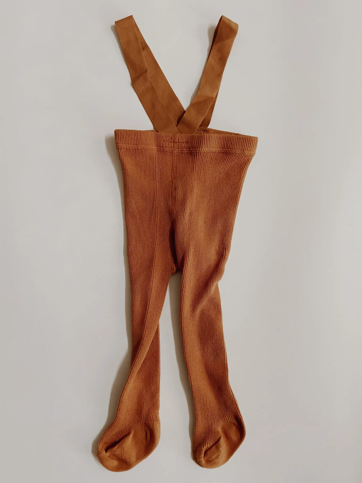 Knit Footie Suspender Tights