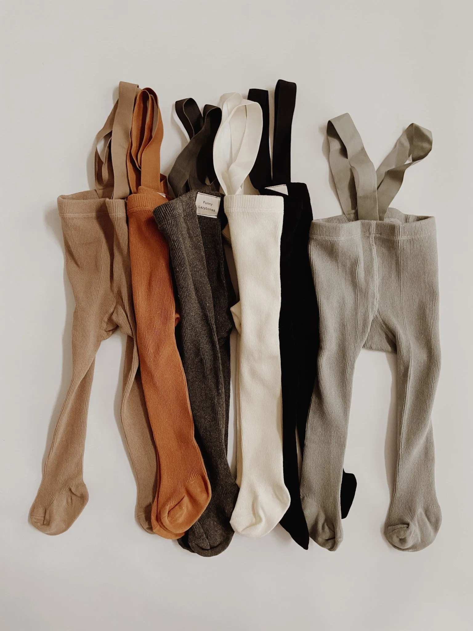 Knit Footie Suspender Tights