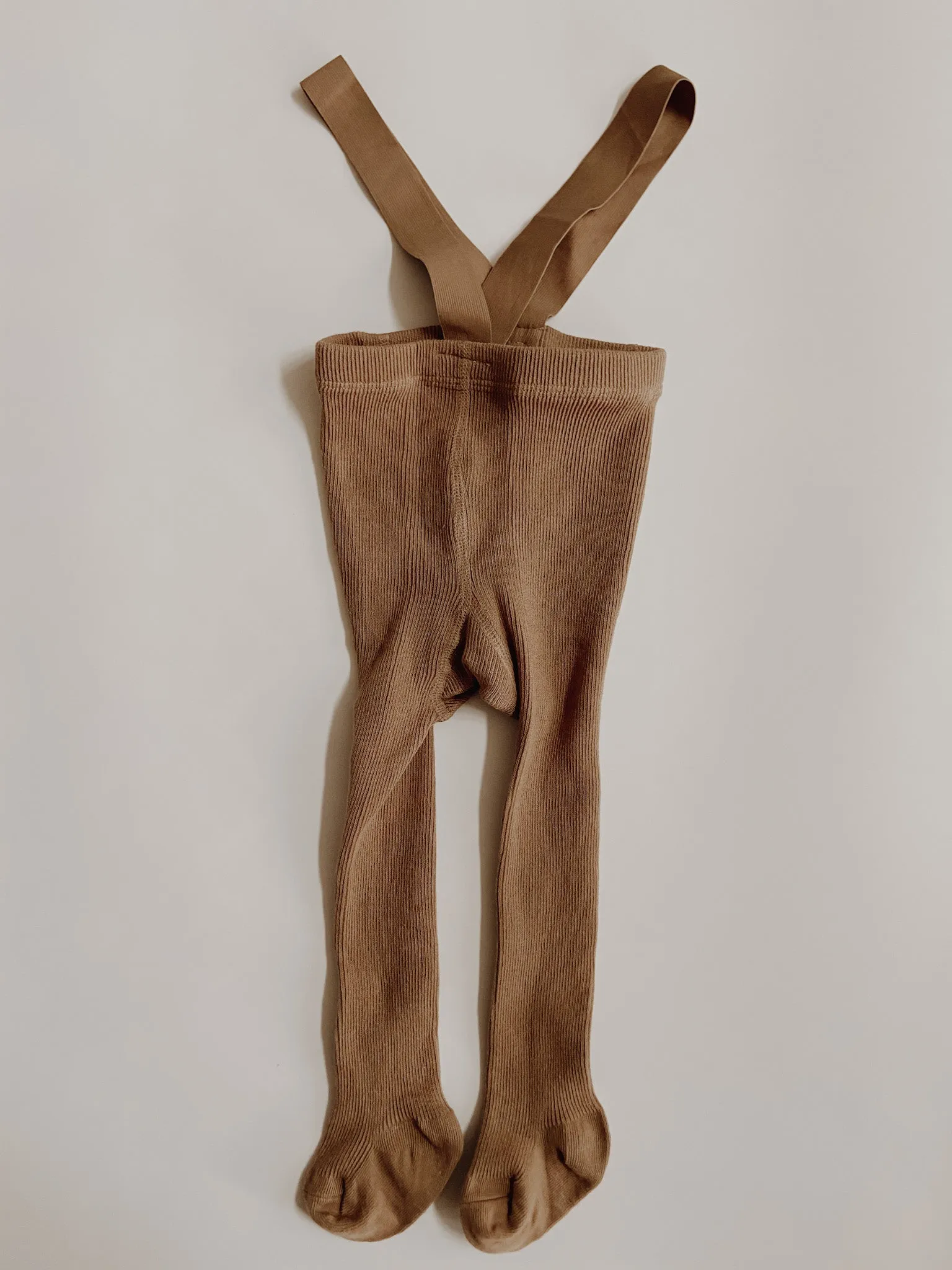 Knit Footie Suspender Tights