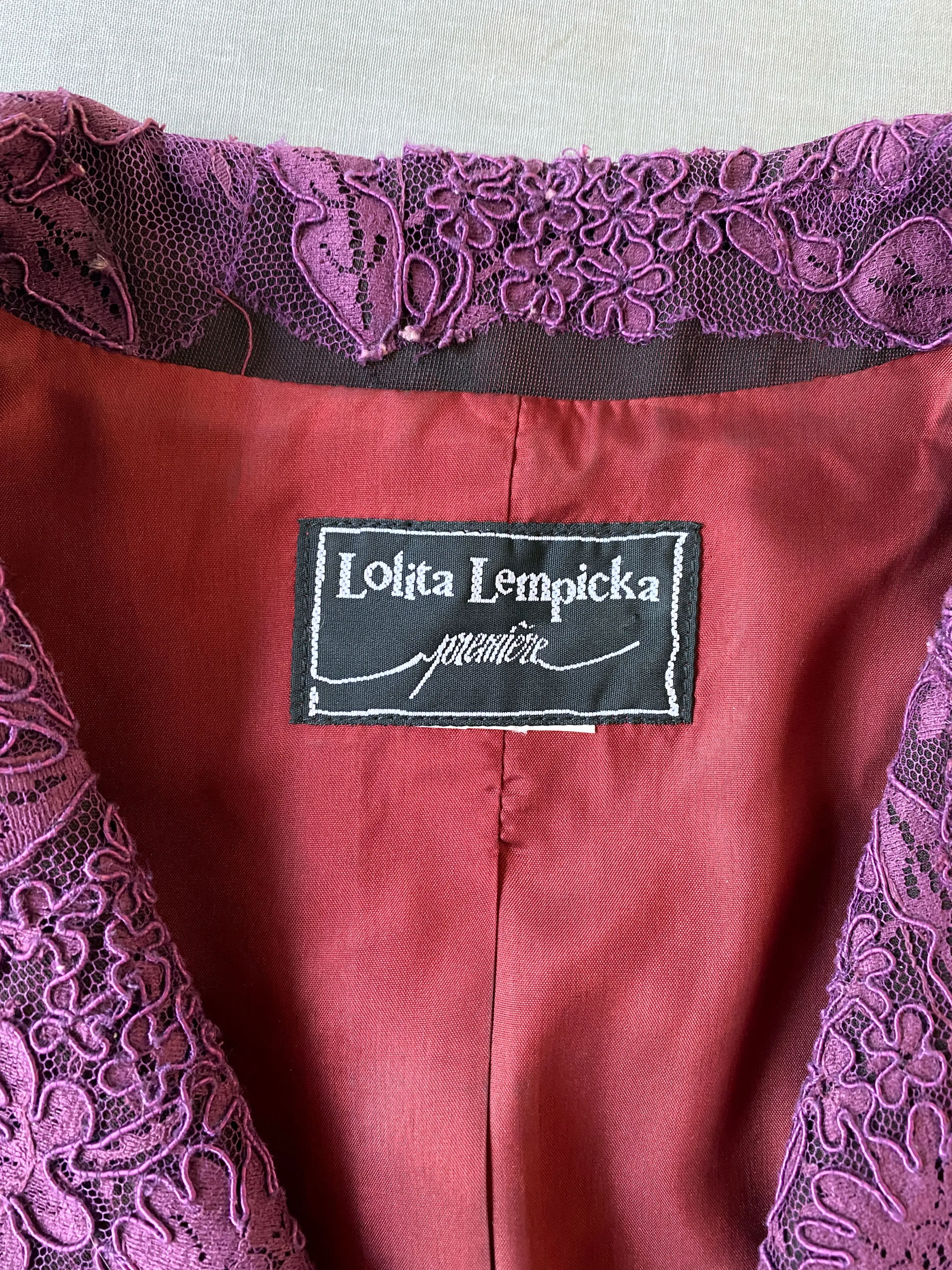 Lolita Lempicka A/W 1997 Lace Dress