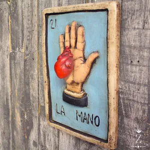Loteria Card Wall Art, La Mano #21