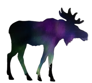 Mooose Fire & Ice Magnet #9602