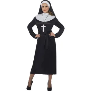 Nun Costume - Black