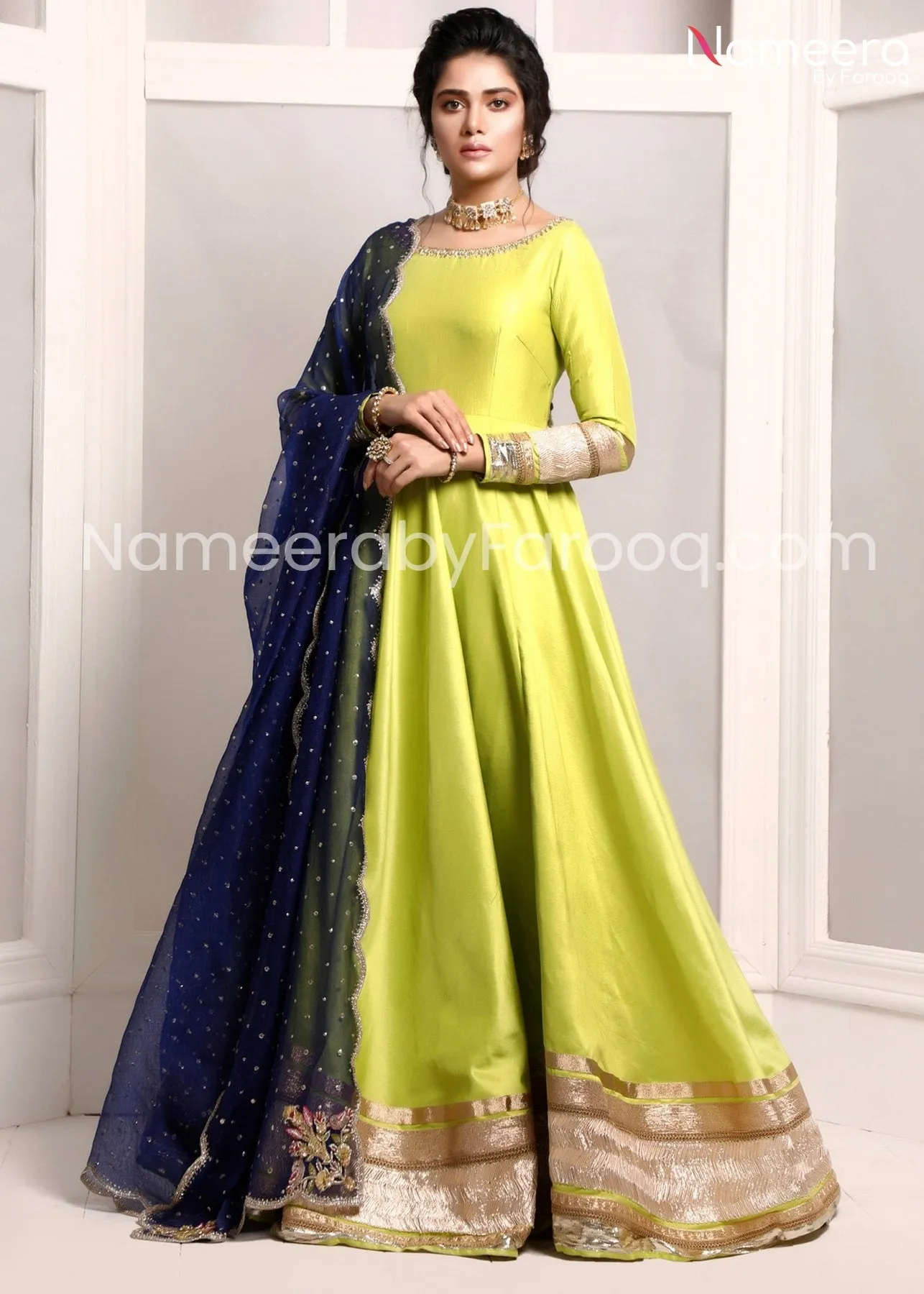 Pakistani Maxi Dress For Wedding Wear 2021 #PN113
